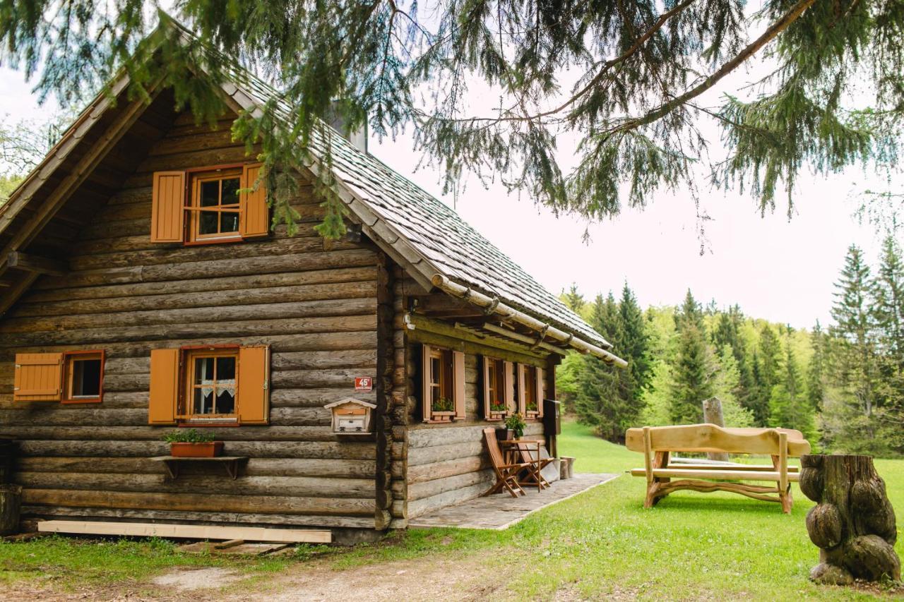 Вилла Wood House Irena-Pocitniska Hisa Бохинь Экстерьер фото